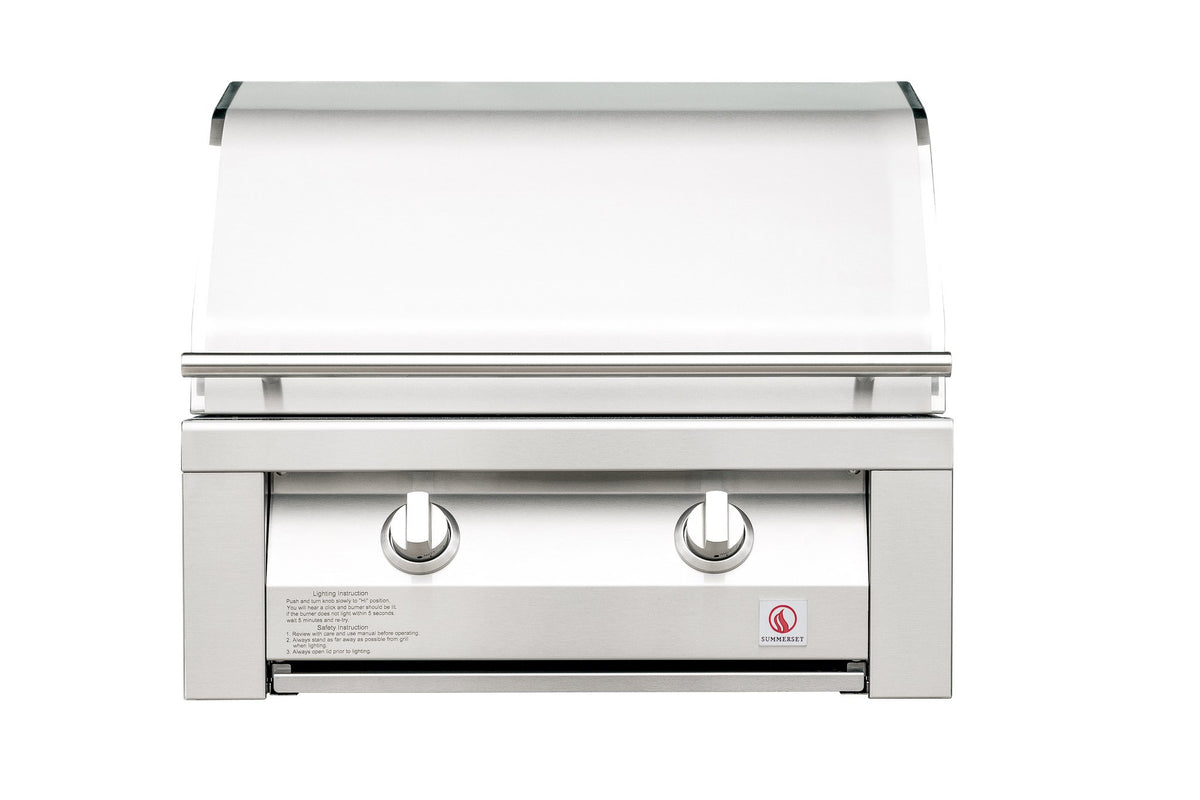 Summerset Resort 30-Inch 2-Burner Built-In Gas Grill – closed