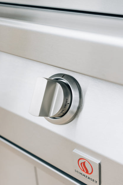 Summerset Resort 30-Inch 2-Burner Built-In Gas Grill – control knob detail