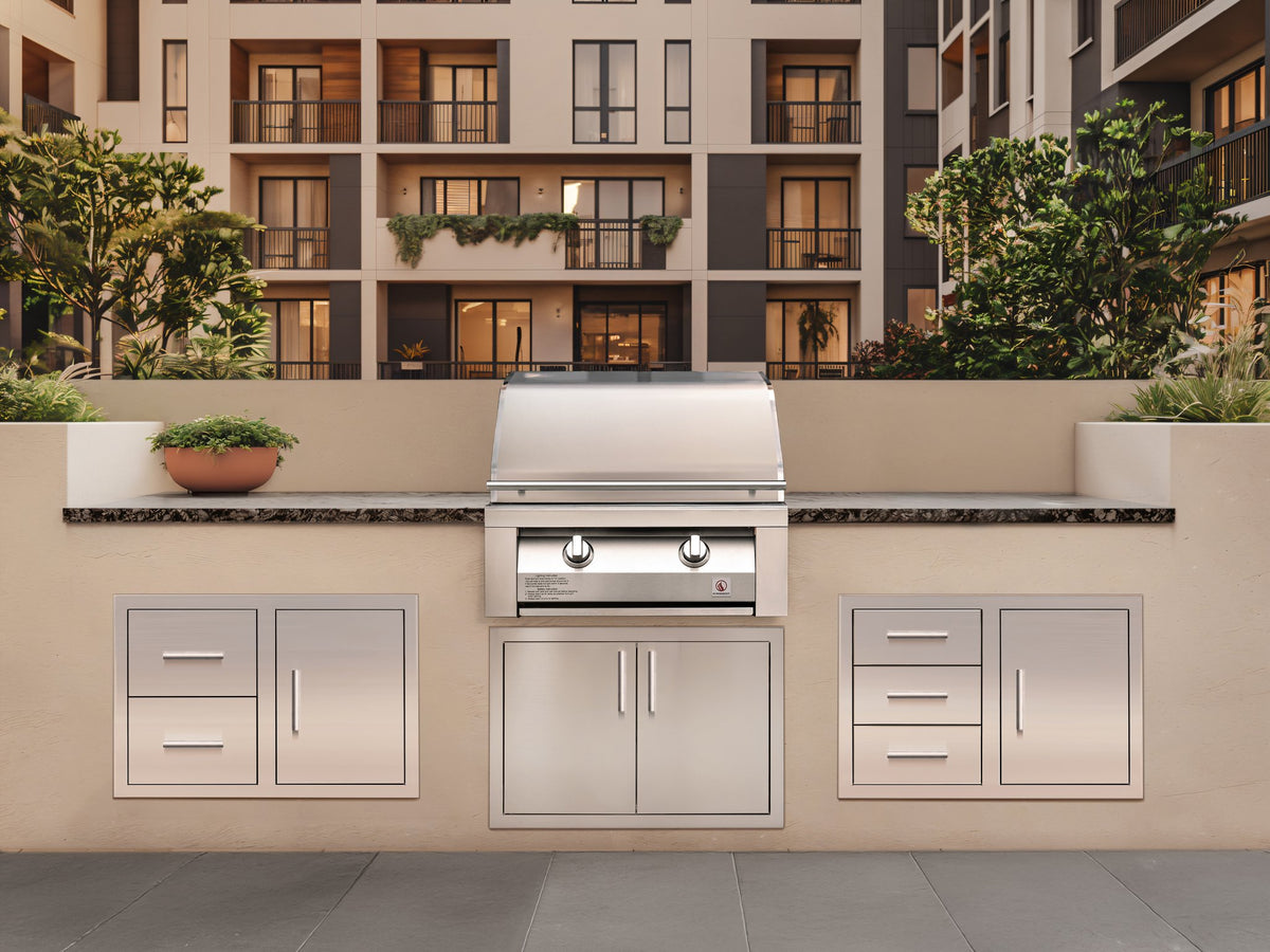 Summerset Resort 30-Inch 2-Burner Built-In Gas Grill – lifestyle