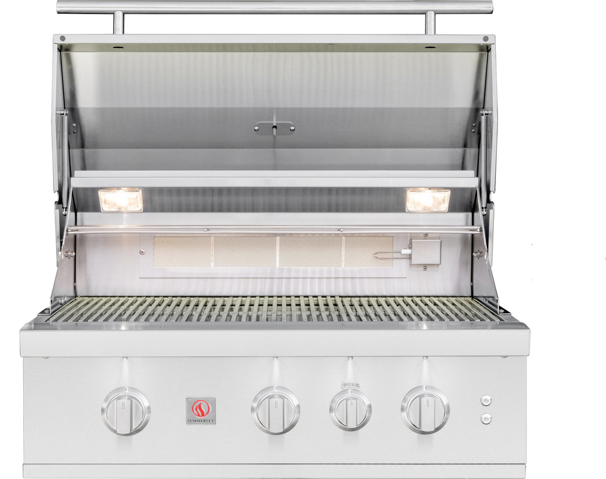 Summerset TRL Pro Built-In Gas Grill – 32-inch open without rotisserie