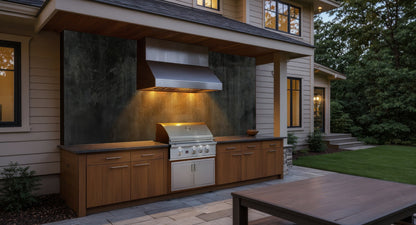Summerset TRL Pro Built-In Gas Grill – hood lifestyle