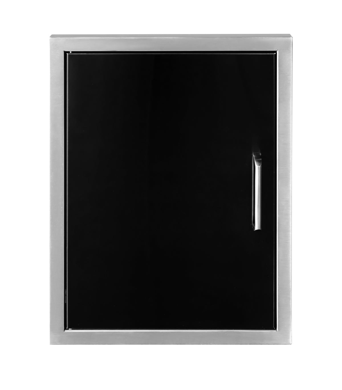 Wildfire 16-inch x 22-inch vertical access door in black stainless steel