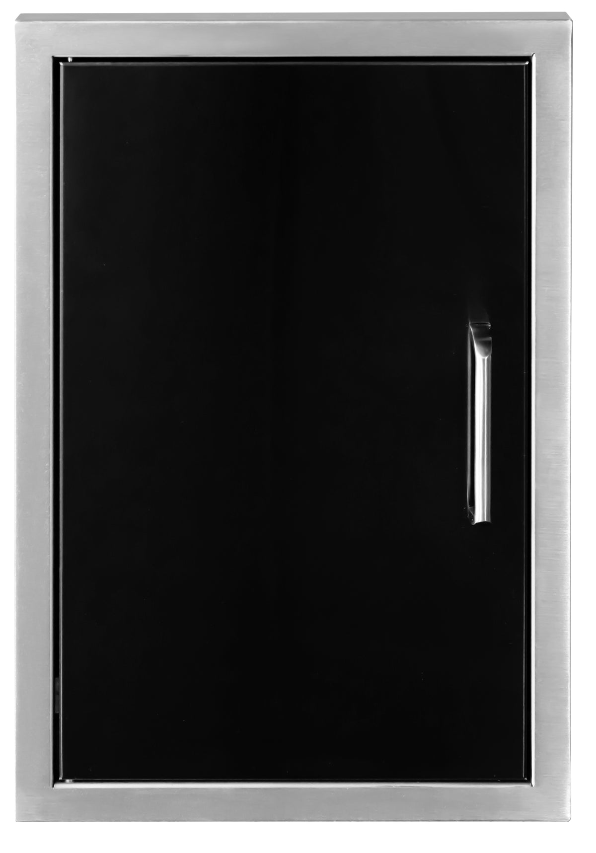 Wildfire 20-inch x 27-inch vertical access door in black stainless steel